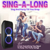 SingMasters PartyBox P80 Portable Wireless Bluetooth Party & Karaoke Speaker System Machine with 2 Premium UHF wireless mics