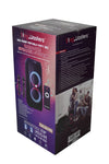 SingMasters PartyBox P80 Portable Wireless Bluetooth Party & Karaoke Speaker System Machine with 2 Premium UHF wireless mics