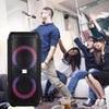 SingMasters PartyBox P30 Portable Wireless Bluetooth Party and Karaoke Speaker System Machine with 2 wireless mics